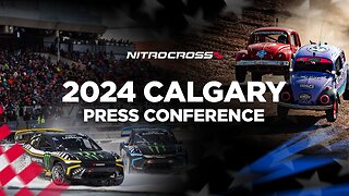 Nitrocross Calgary Press Conference with Kevin Eriksson, Viktor Vranckx and Chip Pankow