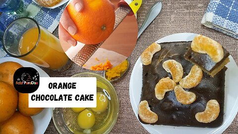 Orange Chocolate Cake | Enjoy a burst of citrusy goodness.| Perfect for any occasion.