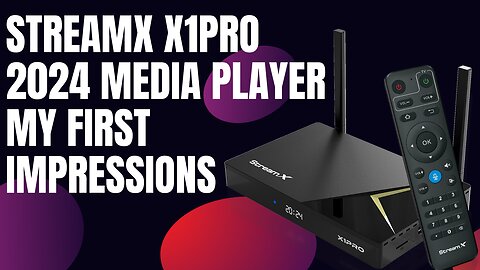 StreamX X1PRO Fully Loaded Cable Box My First Impressions