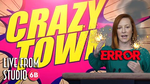 Crazy Town - Jen Psaki MALFUNCTIONS!!