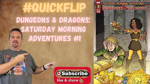 Dungeons & Dragons: Saturday Morning Adventures #1 IDW #QuickFlip Comic Review ,Kambadais #shorts