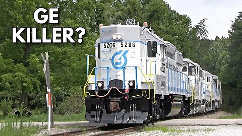 GE Killer? Lhoist North America Gets Another EMD - and it's a High Hood GP38-2