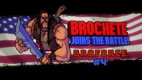 Broforce - Online Multiplayer Campaign #004 | Hard Mode, (Broforce Forever Update, 2023) #gaming #PS4