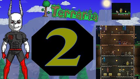 Let's Play Terraria part 2 - Slow Learner [gameplay]