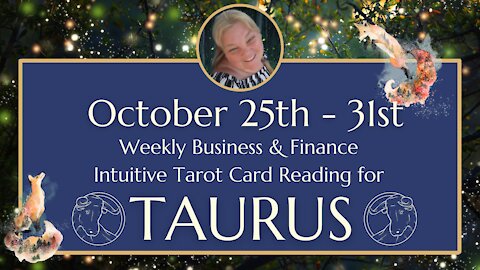 ♉ TAURUS 🐂 | OCTOBER 25th - 31st | TRUST ME, YOU'RE AN EXPERT! | Weekly BUSINESS Tarot Reading