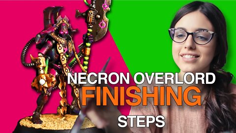 Finishing the Necron Overlord!