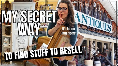 🤫 Don't Tell ANYONE about My SECRET way to find stuff to resell! Thrift With me + Thrift Haul
