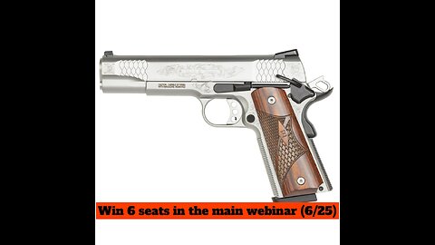 SW1911 SERIES ENGRAVED 1911 45 AUTO MINI #2 FOR 6 SEATS IN THE MAIN WEBINAR
