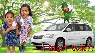 Kids Videos: We Took Our Dad's Minivan To Go Find A 4 Digit Code (Spy Mission)