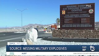 Sources: Missing military explosives