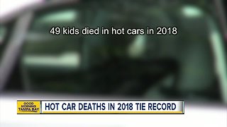 Hot car deaths in 2018 tie record