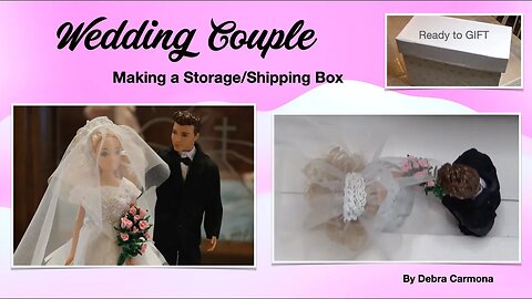 Special Box for Wedding Couple Barbie Doll Set
