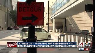 KC prepares for visit from President Trump