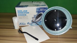 Xtreme Power Solar Swimming Pool Ionizer Unboxing Review