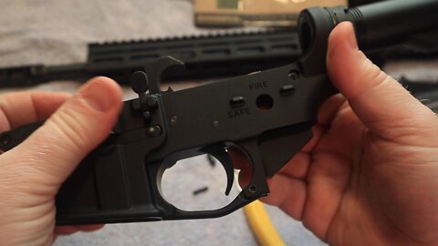 How to build an AR 15, Installing the takedown pins and buffer tube