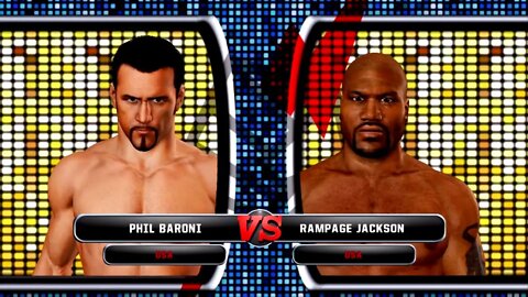 UFC Undisputed 3 Gameplay Rampage Jackson vs Phil Baroni (Pride)