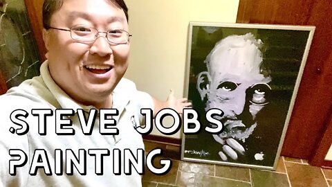 My Steve Jobs Painting By Artist Erik Wahl
