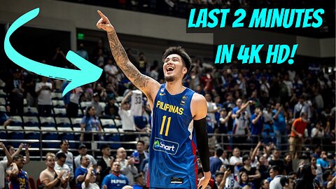 Must-See Fan Recording of Last 2 Minutes | Gilas Pilipinas vs. Chinese Taipei