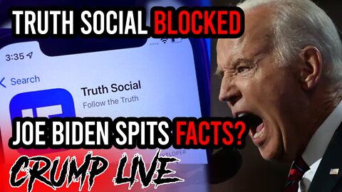 Truth BLOCKED, Biden spits FACTS?