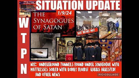 SITUATION UPDATE - NYC: SECRET UNDERGROUND TUNNELS FOUND UNDER NY SYNAGOGUE WITH MATTRESSES SOILED..