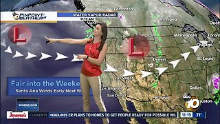 10News Pinpoint Weather with Meteorologist Megan Parry