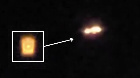 Orange Rectangle Shape UFO With Symbols Same As Oregon UFO @ufonews1