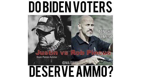 Do Biden Supporters Deserve Ammo? Rob Pincus Vs Justin From Fenix Ammo