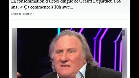 La consommation d’alcool dingue de Gérard Depardieu à 66 ans : « Ça commence à 10h avec…