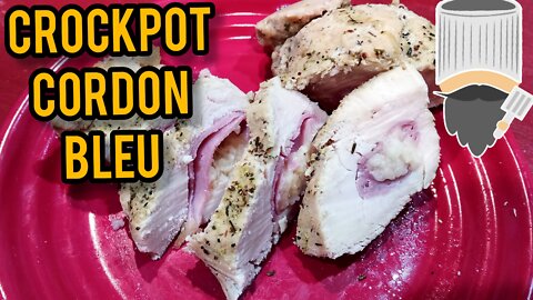 Chicken cordon bleu in the crockpot