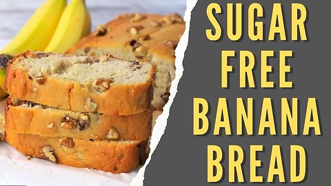 Sugar Free Banana Bread Recipe | Low Carb Recipe