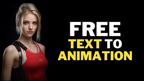 FREE Text to Animation AI Video Generator Software - Easy AI Tutorial