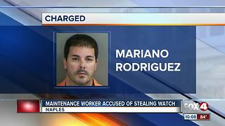 Maintenance Worker Accused of Stealing Watch