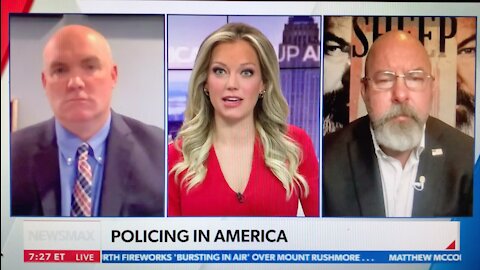 Lalor on Newsmax: Hard Left Police Reform is Tying the Hands of Police Officers