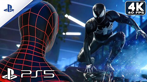 Miles Sees The Symbiote Suit For The First Time Scene - Marvel's Spider-Man 2 PS5 Gameplay