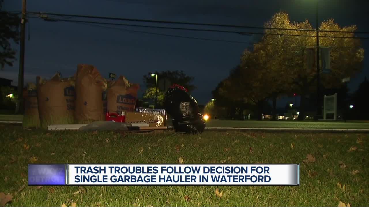 Trash troubles follow decision for single garbage hauler in Waterford