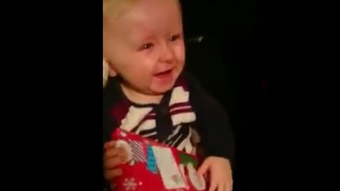 Gift-Opening Sent Baby Into Contagious Fit Of Giggles