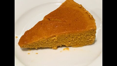 Microwave Pumpkin Pie(crustless) | Keto