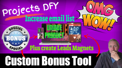 Projects DFY Review Build your own Bonuses and email growth tool setup