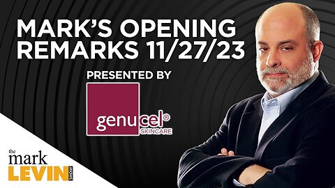 Mark's Opening Remarks - 11/27/23