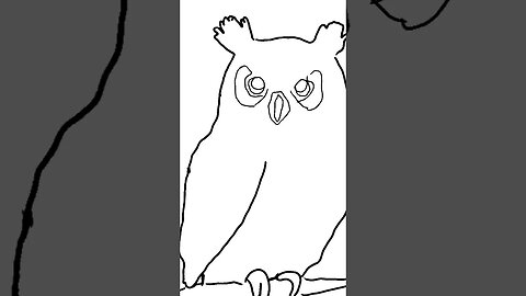 Draw Owl Super Easy! #sketch #sketching #drawing
