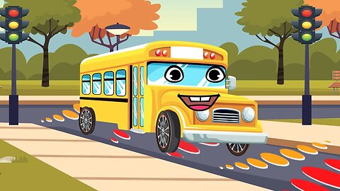 Wheels On The Bus, School Bus | Nursery Rhymes & Kids Songs | Children's Music - Ringo Kids Show.