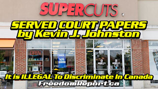 Serving Court Papers To SUPERCUTS Oakville - They Won't Serve People With Disabilities