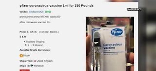 COVID-19 vaccines stolen and sold on the dark web