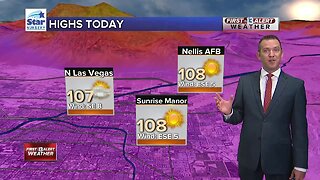 13 First Alert Las Vegas forecast updated August 26 midday