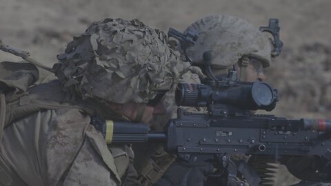 Marines Conduct Platoon Attacks on Range 410A