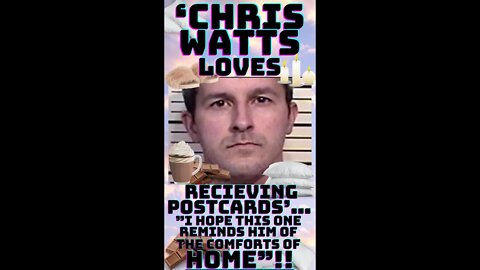 🔎 ‘CHRIS WATTS’ ‘POSTCARDS WITH PURPOSE’ - (NO. 9) - #shorts #chriswatts #netflix #wtf 🤣😂🤣🔎