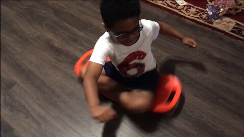Blasian Babies Brother And Sister Get Fit Board Spin Challenge!