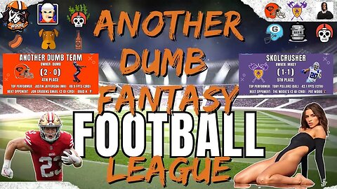 Another Dumb Fantasy Football League Update - Week 2