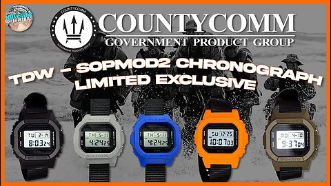 The Perfect Beater For Only $24.95! | CountyComm TDW - SOPMOD2 Chronograph 2nd Gen Unbox & Review