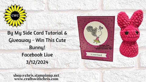 Make This Card & Enter to Win This Bunny! By My Side (Stampin' Up!)
